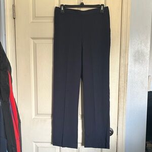 NWT Alfred Dunner navy blue classic pull on pants size 10 petite